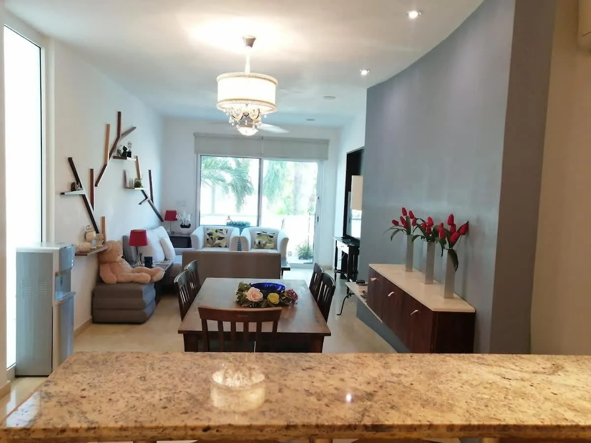 Oceanview Pool Near Av 5Th Beach 6 Guest Fast Wifi Playa del Carmen Holiday home