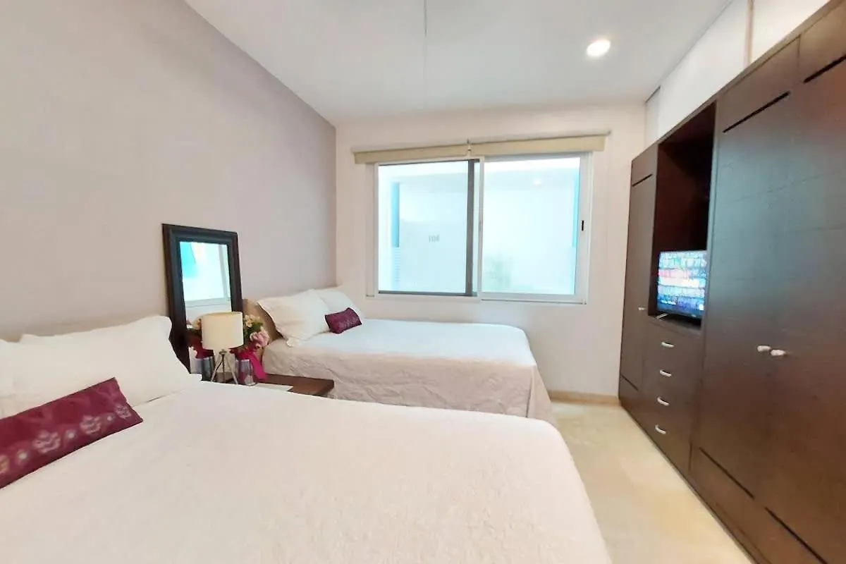 Oceanview Pool Near Av 5Th Beach 6 Guest Fast Wifi Playa del Carmen 0*,