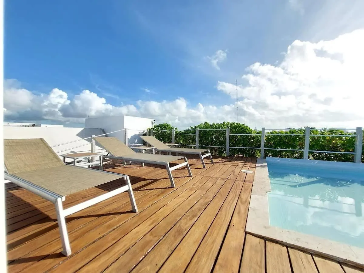 Oceanview Pool Near Av 5Th Beach 6 Guest Fast Wifi Playa del Carmen Holiday home
